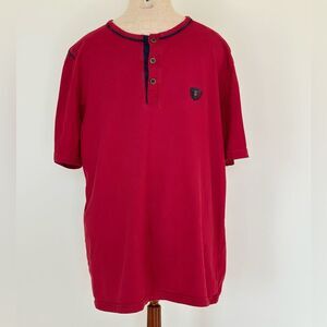 Erdem Collection Men's Short Sleeve Red Shirt Size 3